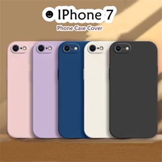 適用於 IPhone 7 手機殼情侶防汙情侶矽膠全保護殼經典簡約純色手機殼保護套