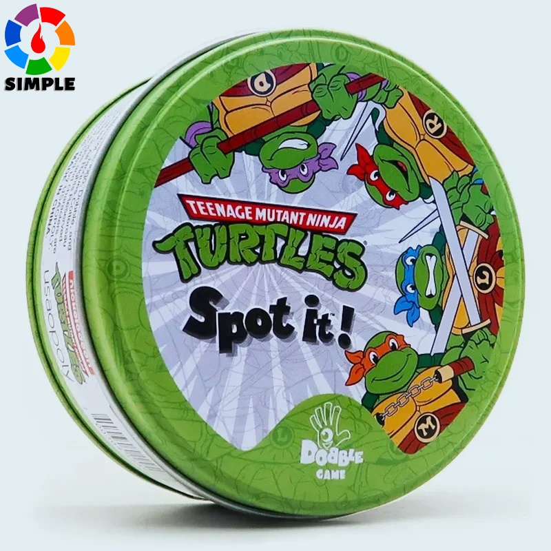 【桌遊志】spot it game 英文卡dobble 找茬親子聚會遊戲卡牌找你妹紙牌