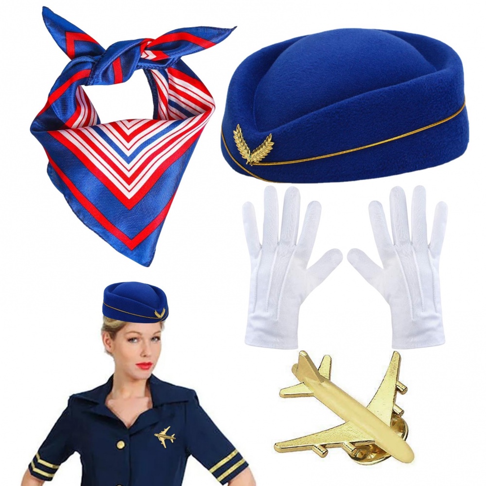 女空姐服裝配飾空姐帽子空姐角色扮演服裝配飾