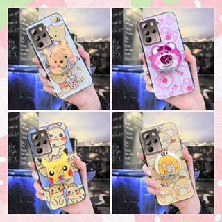 疊疊殼 適用HTC U23 Pro/U23 手機殼 新款 透明 流沙卡通支架 質感 趣味 奢華 個性 純色 防摔 保護套