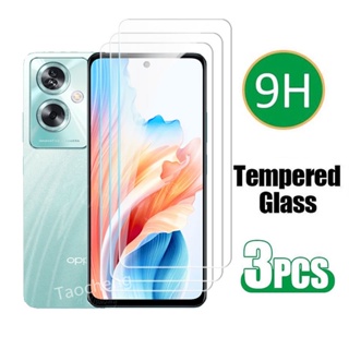 3 片鋼化玻璃膜適用於 Oppo A79 OppoA79 5G 2023 手機屏幕保護膜全覆蓋透明屏幕膜保護玻璃