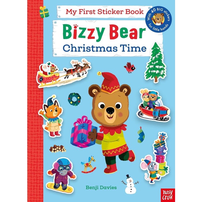 Bizzy Bear: My First Sticker Book Christmas Time/Benji Davies eslite誠品