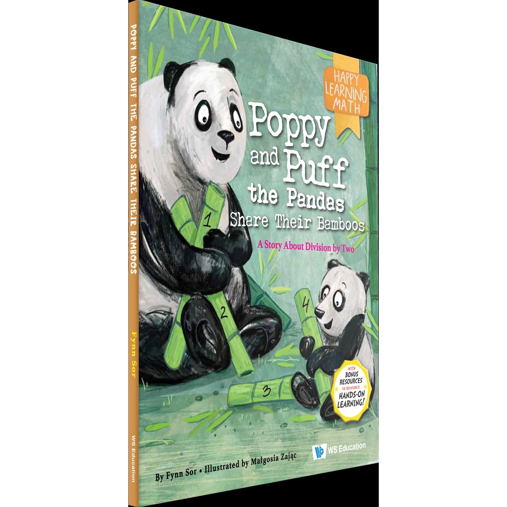 Poppy and Puff the Pandas Share Their Bamboos: A Story About Division by Two/Fynn Sor【三民網路書店】