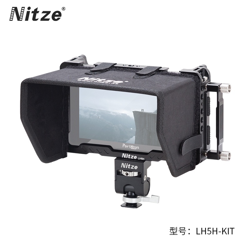 NITZE尼彩攝影攝影器材監視器配件portkeys LH5H 監視器兔籠套件