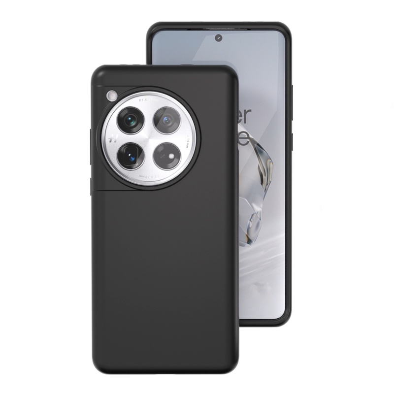 適用於 OnePlus 12 植絨手機殼 ELVEV 漂亮的液態矽膠保護手機殼