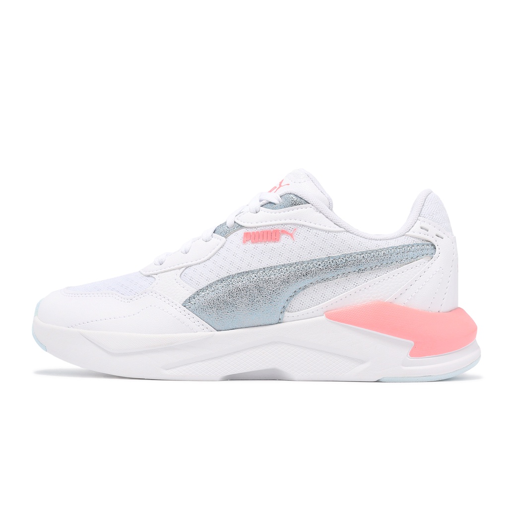 Puma 童鞋 X-Ray Speed Lite 白 藍 粉紅 女鞋 運動鞋【ACS】 39443601