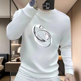 KK男裝 臺灣現貨 長袖男 美式痞帥圓領衛衣青年男女款秋冬季ins潮牌街頭寬鬆無帽外套
