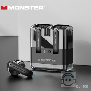 魔聲Monster XKT12真無線藍牙耳機運動音樂耳機高品質降噪時尚透明開放式機艙