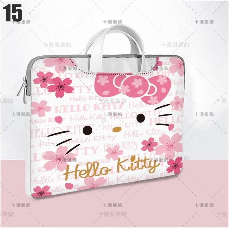 Hello kitty 手提筆電包 防潑水防刮 防摔包 來圖訂製 多尺寸 卡通手提筆電包 通用型