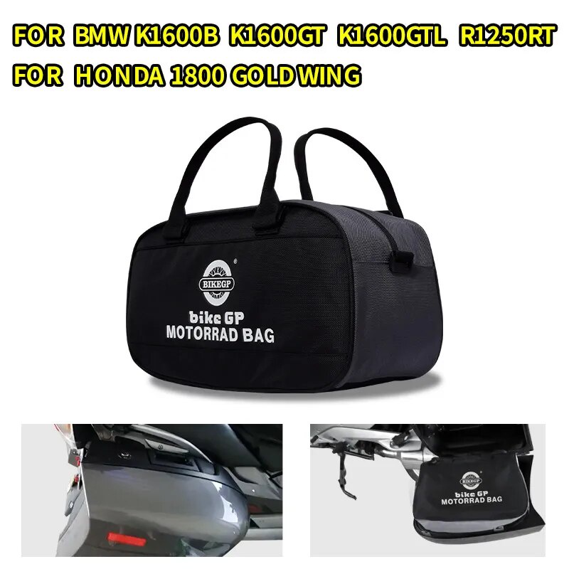 BMW Bike GP 摩托車行李袋適用於寶馬 1600B/GT/GTL R1250RT 側箱黑色防水內袋摩托車配件