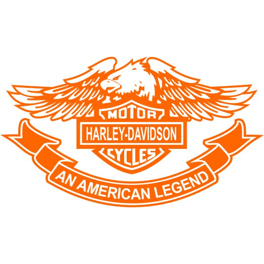 HARLEY DAVIDSON 哈雷戴維森標誌汽車貼紙切割