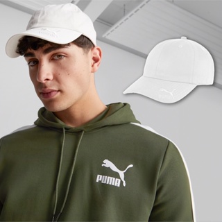 Puma 帽子 Prime Classic 男女款 白 老帽 棒球帽 刺繡 基本款【ACS】 02438006