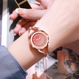 新款漸變錶盤手錶 女表 時尚韓版抖音直播石英手鍊女士手錶