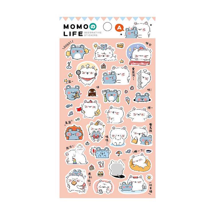 MOMOのLIFE手帳裝飾貼紙－萌zoo【金石堂】