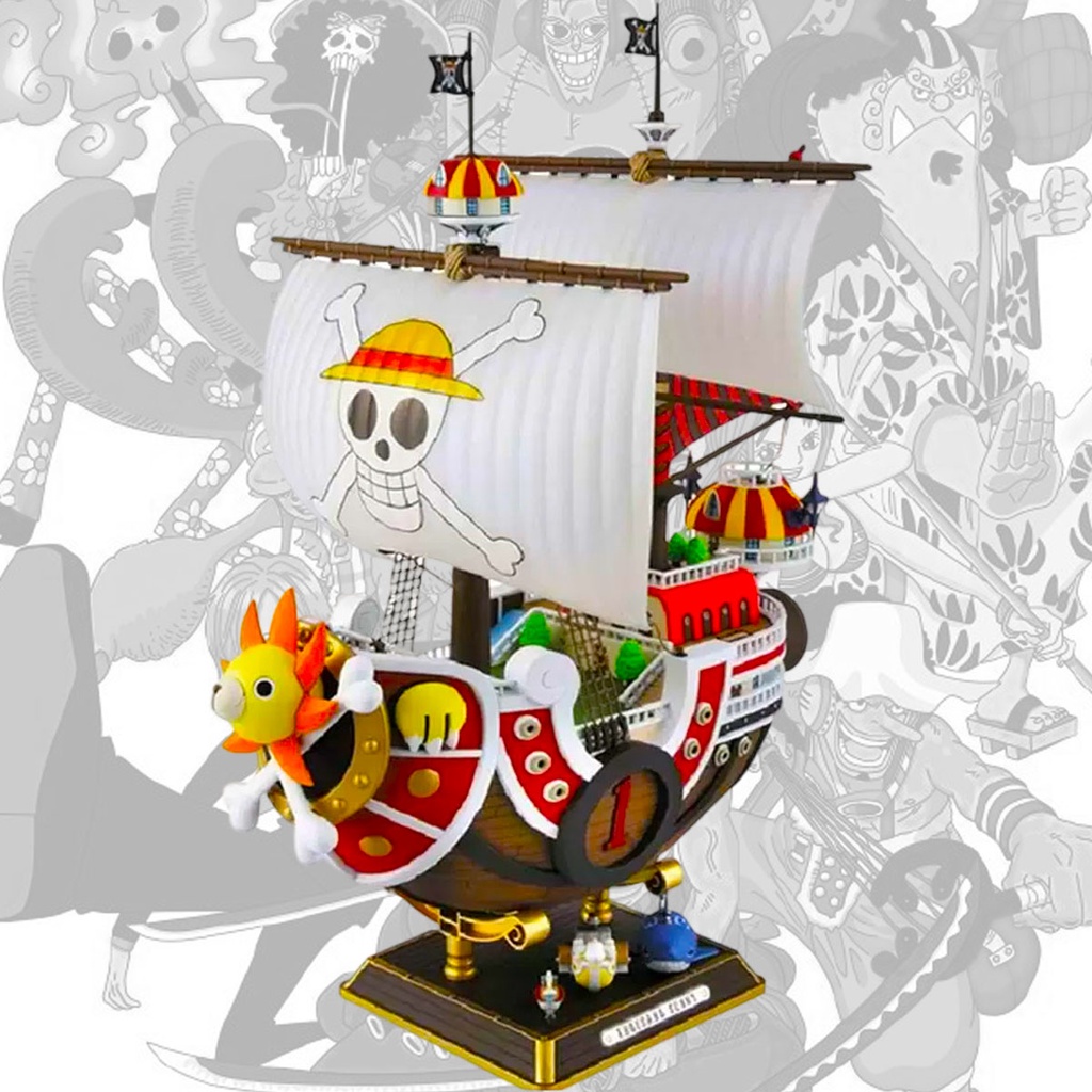 A0402 海賊王手辦 海賊船 陽光號 梅麗號 海盜船手辦模型擺件