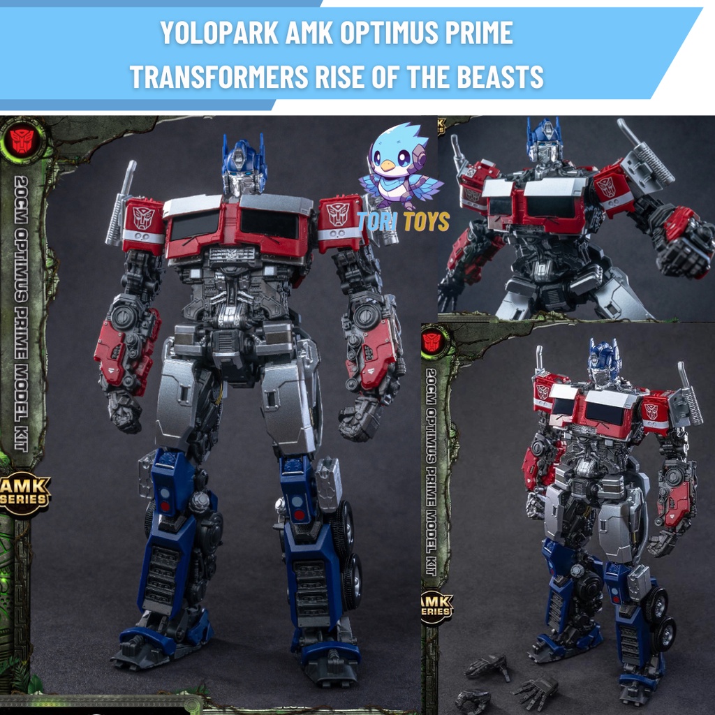 TRANSFORMERS Yolopark AMK 擎天柱變形金剛崛起野獸模型套件