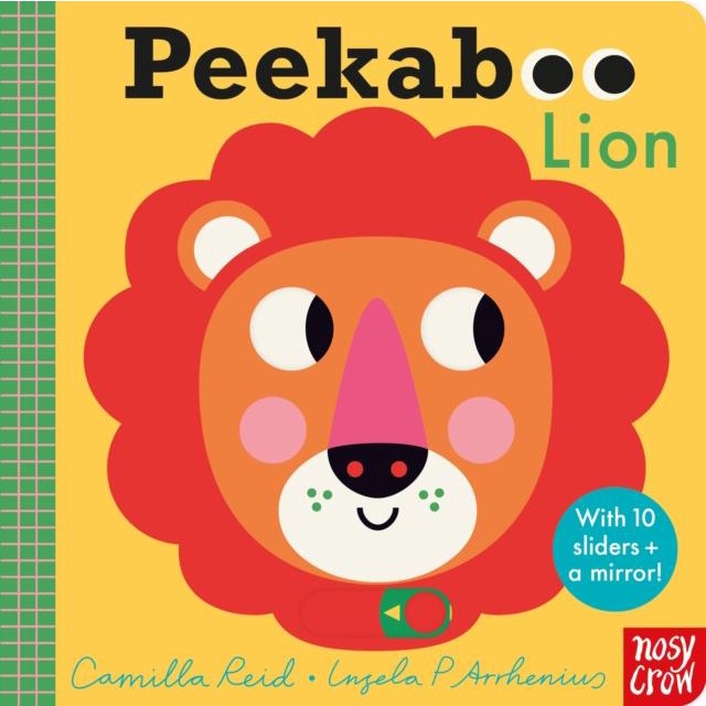 Peekaboo Lion-with 10 sliders and a mirror! (硬頁書)/Camilla Reid【禮筑外文書店】