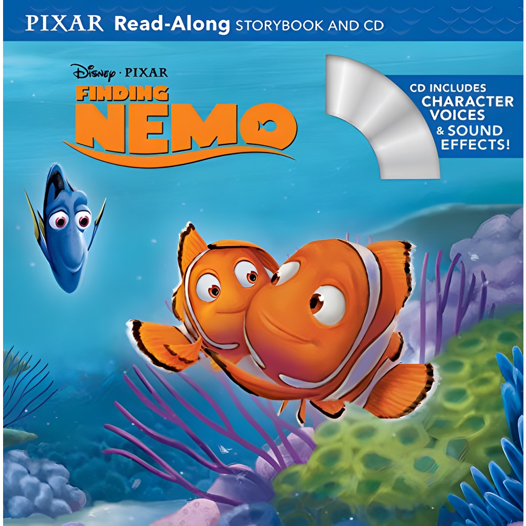 Finding Nemo Read-Along Storybook and CD/Disney Book Group【禮筑外文書店】