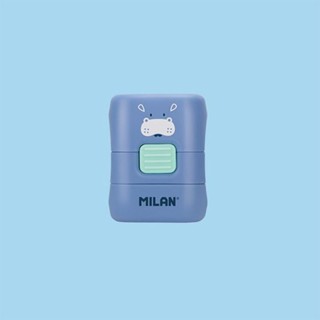 MILAN橡皮擦+屑屑刷/ 小動物系列/ 小河馬 eslite誠品