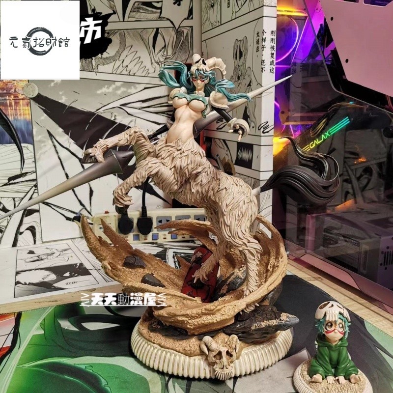 元氣招財   死神公仔 黑珍珠係列 GK鵰像 魔方 妮露 十刃 死神  西法小烏 小妮露 場景擺件 手辦 模型 擺件 禮