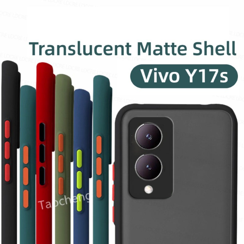 Vivo Y27s Y17 s Y17s Y 17 s 17s 4G 2023 手機殼超薄全鏡頭保護啞光軟矽膠外殼啞光紋