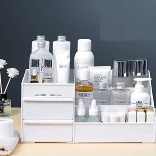 3層塑膠化妝品架化妝品架,豪華辦公桌架