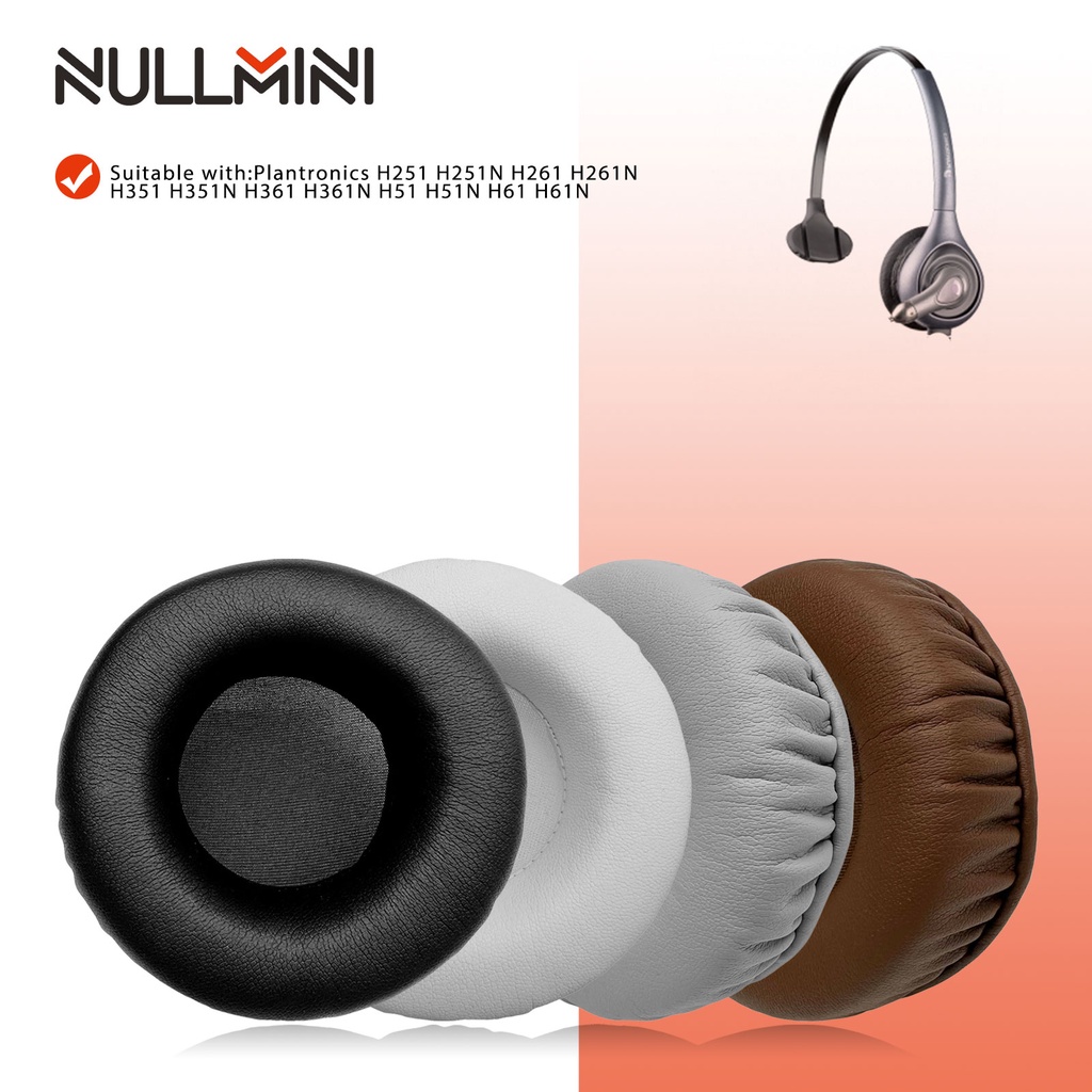 PLANTRONICS Nullmini 替換耳墊適用於繽特力 H251 H251N H261 H261N H351 H