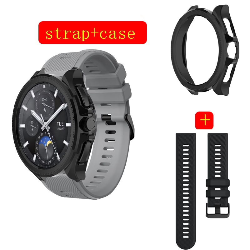 XIAOMI watch 2 pro手錶 錶帶小米手 2 Pro 矽膠錶帶 運動腕帶  手表殼 屏幕保護壳 保护壳