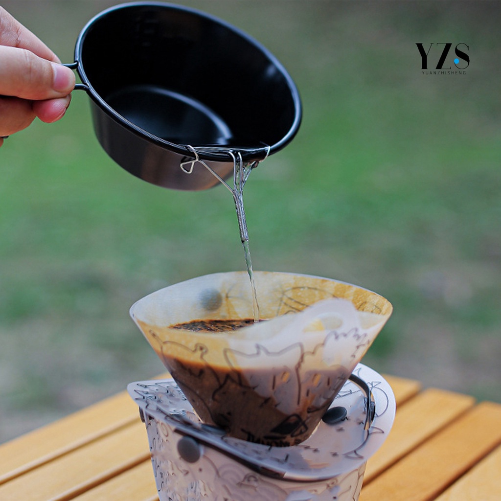 [登拓運動]戶外雪拉碗導流嘴 304不鏽鋼咖啡引流嘴 露營配件便攜水杯導水架（頻道）