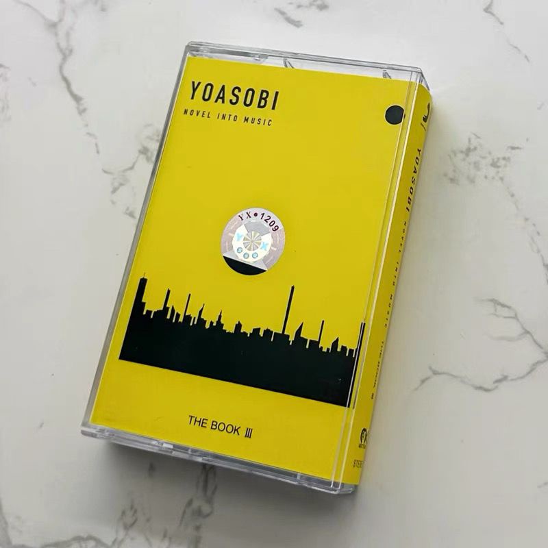 ⚡中國製造出貨快⚡盒式磁帶日文歌YOASOBI  THE BOOK 3 錄音帶 夜遊組合動漫歌詞 全新未拆 WANMG3