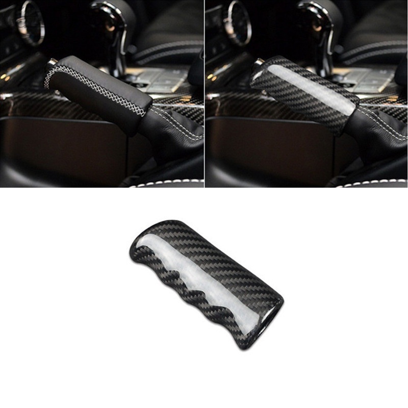 改裝碳纖維飾件適用於Benz 賓士 G級G級AMG手剎套汽車內飾手剎