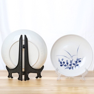 折疊托盤架塑料托盤架工藝品展示架陶瓷茶蛋糕托盤架