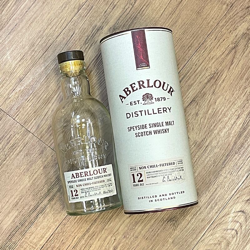 【空酒瓶+外盒】ABERLOUR 亞伯樂威士忌 12年 700ml 擺飾 裝飾