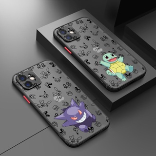 Gengar Squirtle Pokemon Monster 啞光防震手機殼適用於蘋果 iPhone 15 13 14