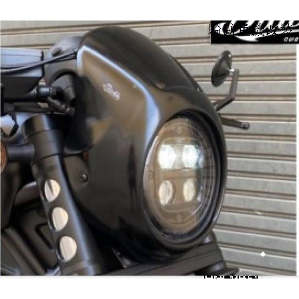 本田重機配件適用本田叛逆者CM REBEL500改裝燈殼大燈罩豬頭罩外殼整流罩