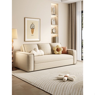 沙發 沙發床 多功能沙發 baxter豆腐塊可摺疊沙發床兩用小戶型奶油風網紅可伸縮沙發可變床