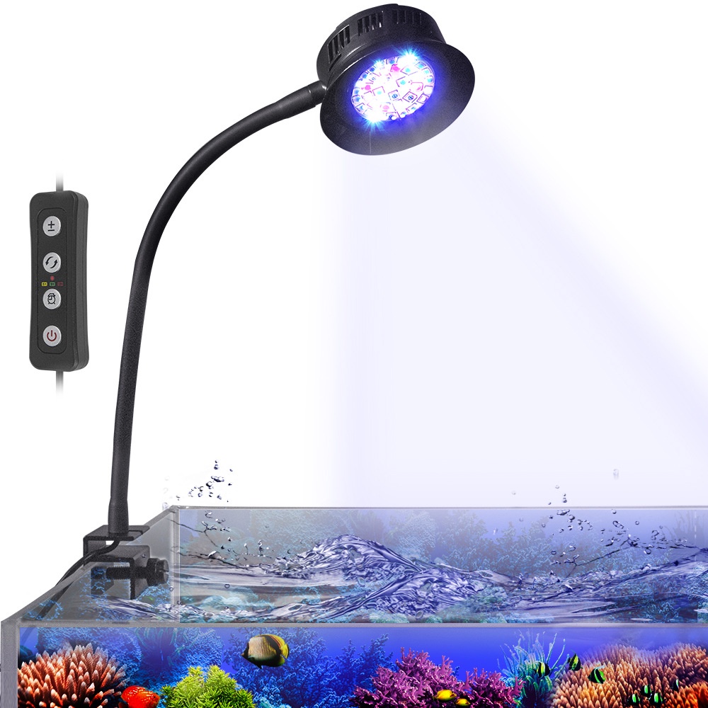魚缸珊瑚燈 海水缸燈 藻缸燈 LED水草燈補光燈大功率可調照明海水燈 水族燈