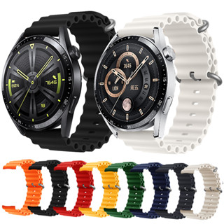 SAMSUNG 運動矽膠海洋錶帶相容 Redmi watch 5/3 Active/lite 華為手錶 GT4/5 Pr