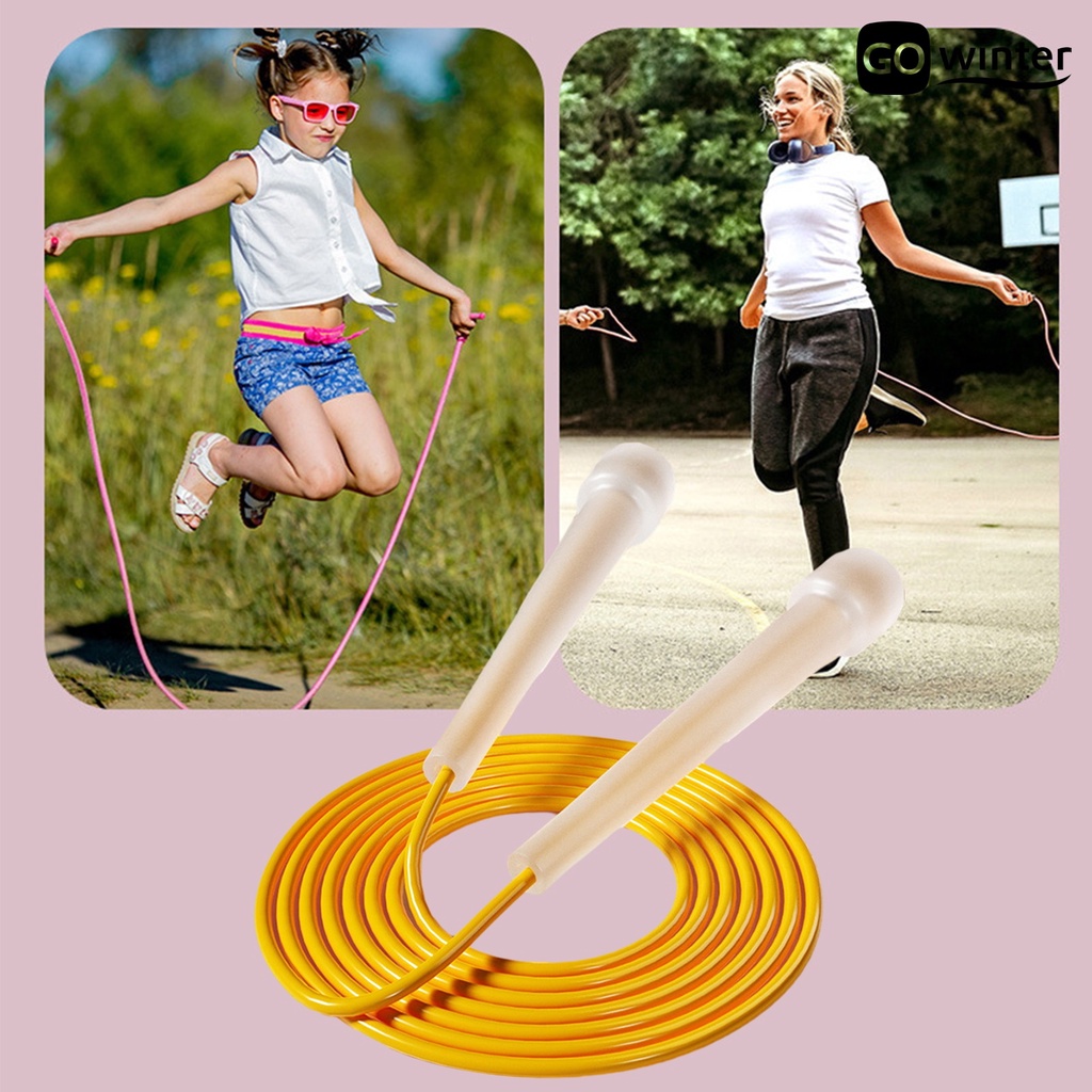 [摩卡運動]兒童跳繩 透明手柄競速跳繩 體育用品