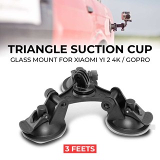 XIAOMI Pertamaxshop 3 英尺三角形吸盤玻璃支架適用於小米 Yi GoPro