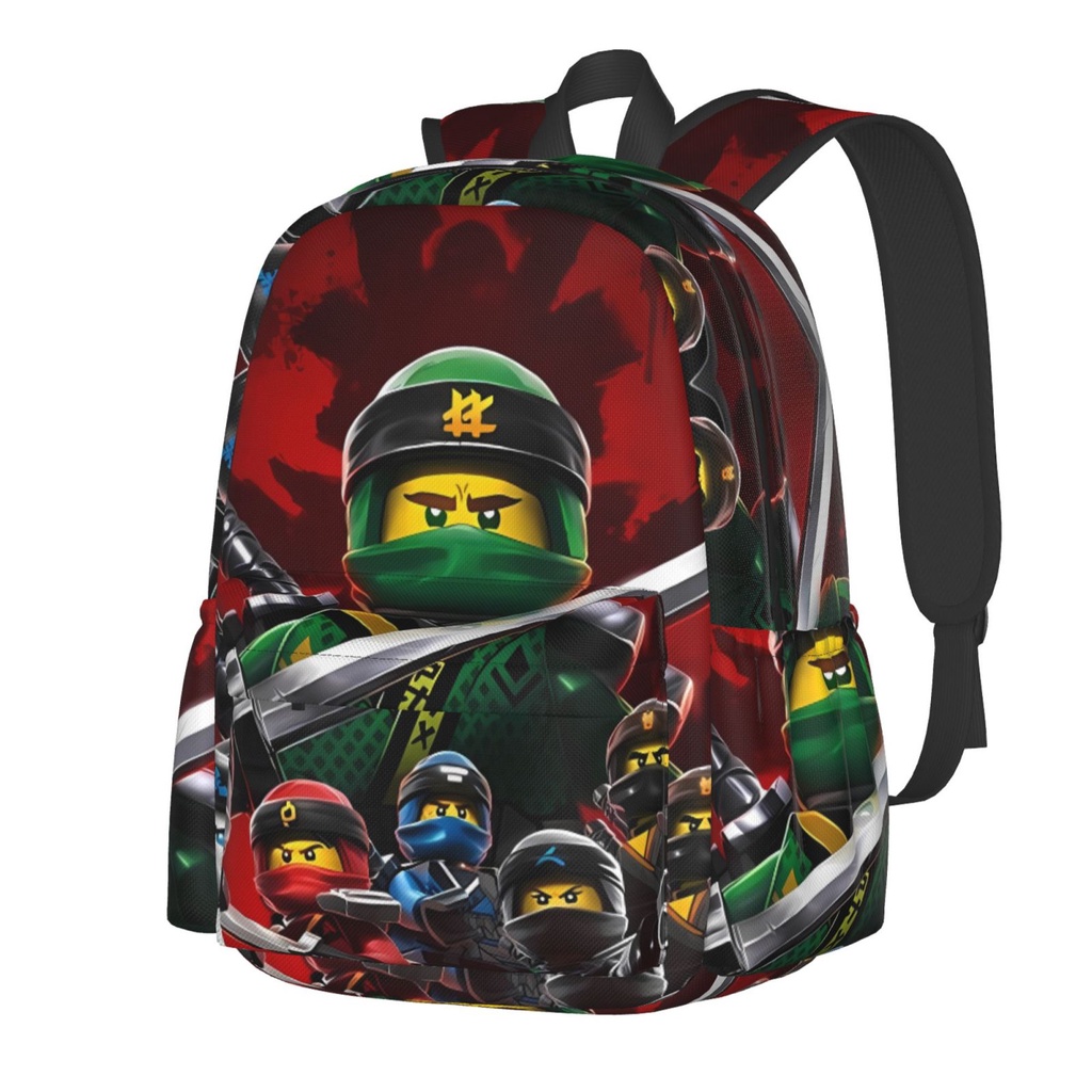 樂高 Lego Ninjago 輕便書包旅行筆記本電腦背包男士女士旅行包大容量大學背包