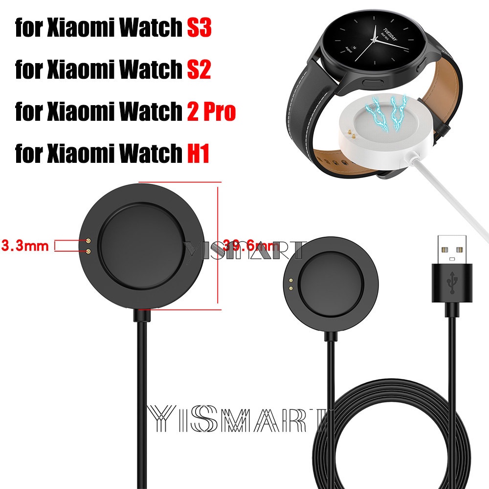 XIAOMI MI XIAOMI 適用於小米手錶 2 Pro H1 配件的小米手錶 S3 S2 智能手錶充電器底座適配器