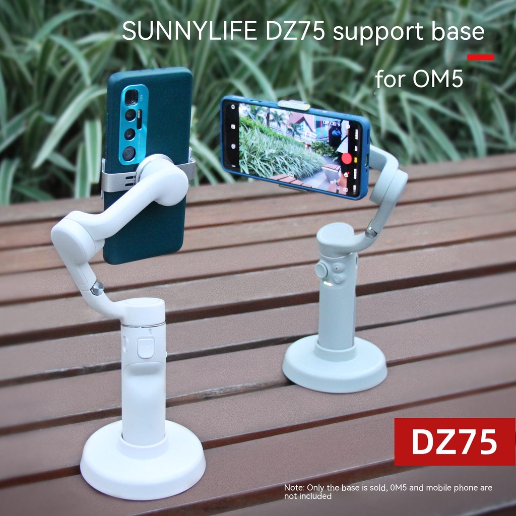 Sunnylife適用於DJI OSMO Mobile 6/OM5底座手機雲臺桌面固定支撐底座穩定器