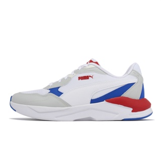 Puma 休閒鞋 X-Ray Speed Lite 白 灰 藍 紅 基本款 皮革 網布 男鞋【ACS】 38463933