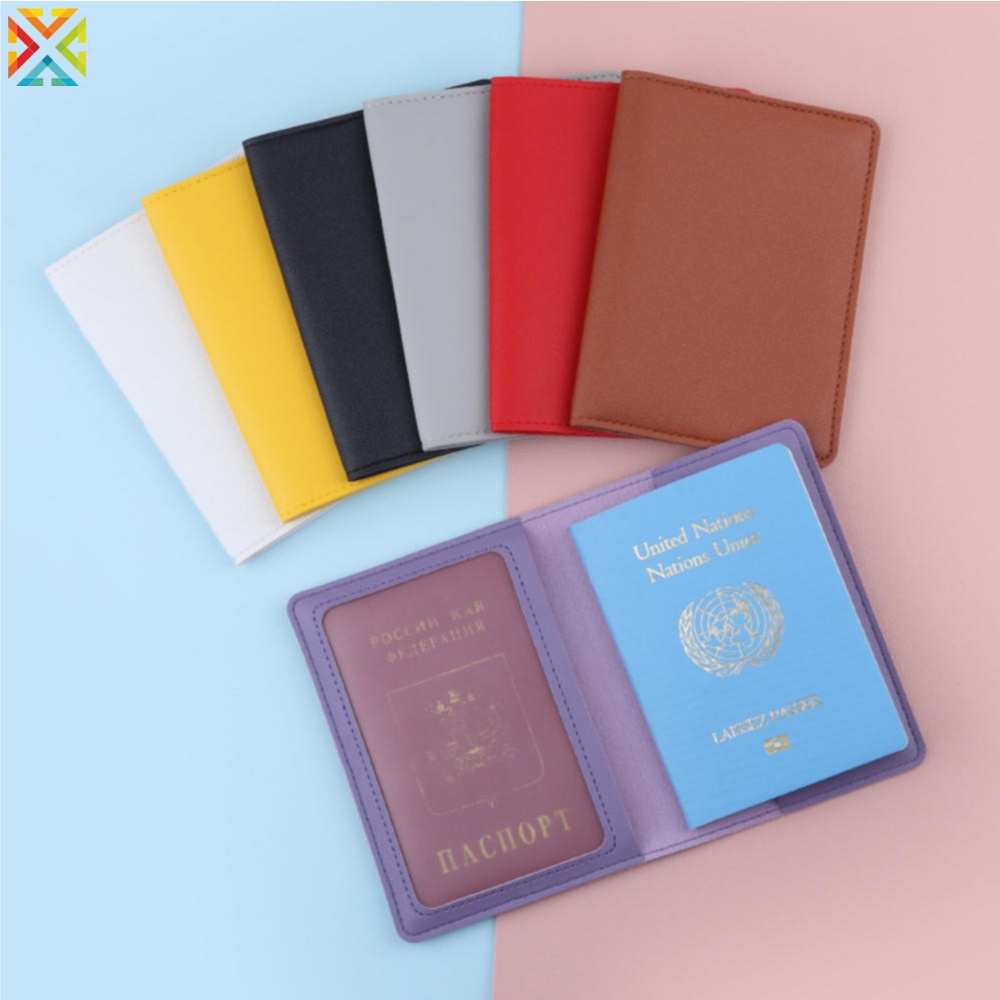 旅行護照本收納保護套rfid防盜卡包出國出國證件包護照夾超薄簡約