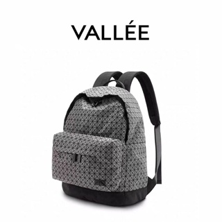 【VALLEE】✨現貨女包✨新款質感三宅一生同款菱格矽膠背包旅行通勤大容量男女同款後背包學生書包