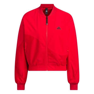 Adidas Bomber JKT IM8873 女 外套 夾克 飛行外套 運動 休閒 寬鬆 紅