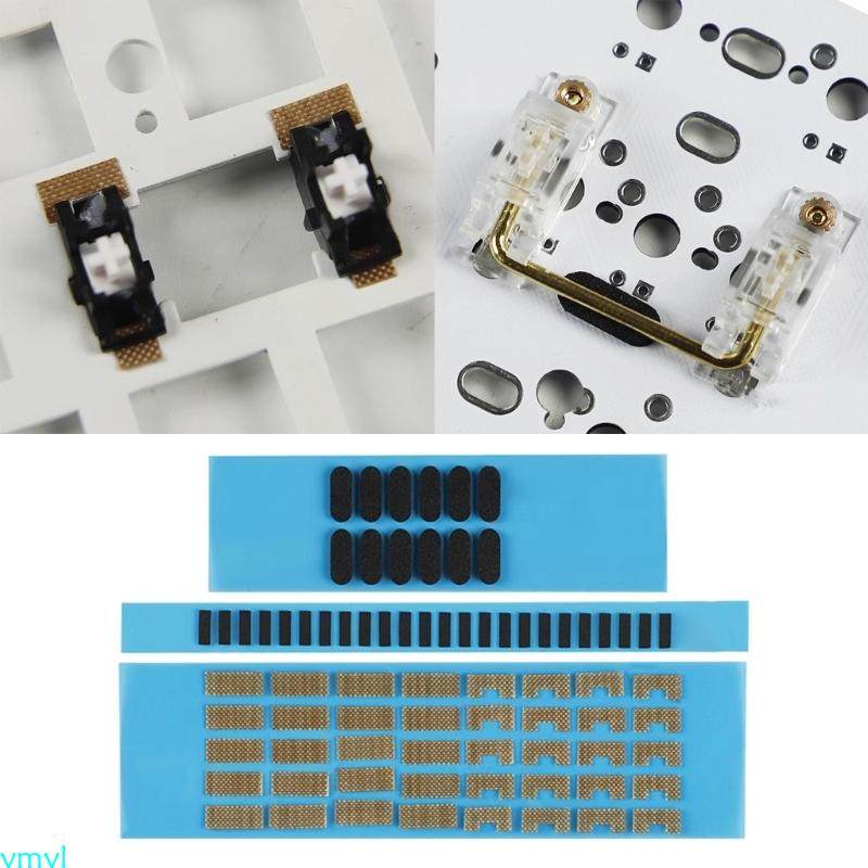 Ymyl 機械鍵盤 PCB 穩定器衛星開關薄膜修復墊貼紙