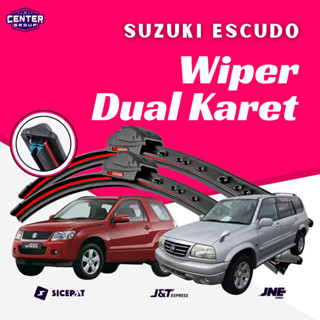 SUZUKI 鈴木 Escudo Grand Escudo 雙刀片雨刷雙橡膠模型雙橡膠 1 套左右無鐵架