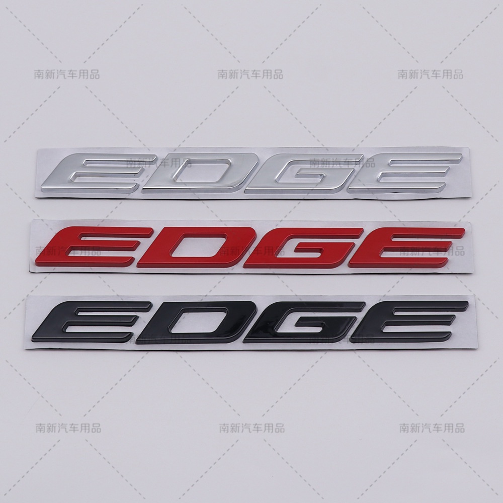汽車車標改裝 Ford 福特 EDGE 貼標 車標 機頭標 車身車尾標 字母裝飾車貼 改裝 汽車百貨 配件 個性